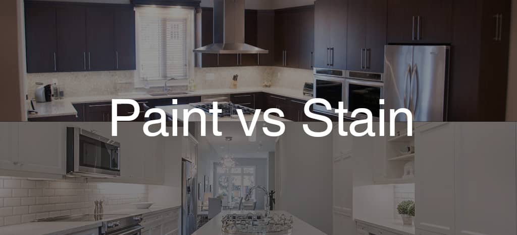 Custom Kitchen Cabinets Painted Vs, Are Painted Or Stained Cabinets Better